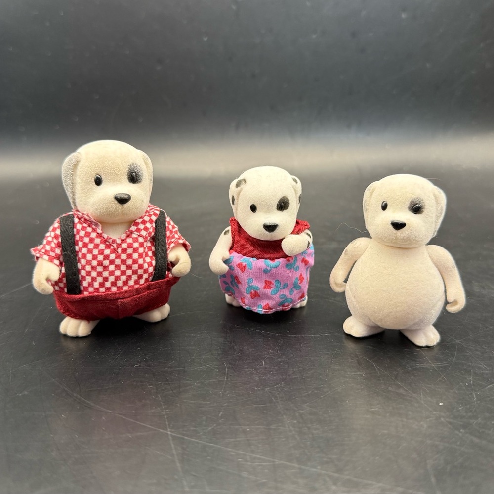 Li’l Woodzeez Woofwinkle Dalmatian Dog Family 3 Piece Set